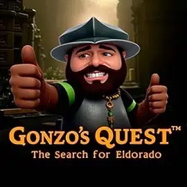 Logo of Gonzo's Quest from NetEnt at Casoola Casino