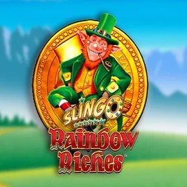 Slingo Rainbow Riches slot visual from Gaming Realms available on casoolaa.co.nl