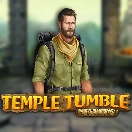 Logo of Temple Tumble Megaways from Relax Gaming at Casoola Casino